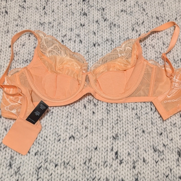 Understance apricot lace underwire bra, 32C - Picture 4 of 4